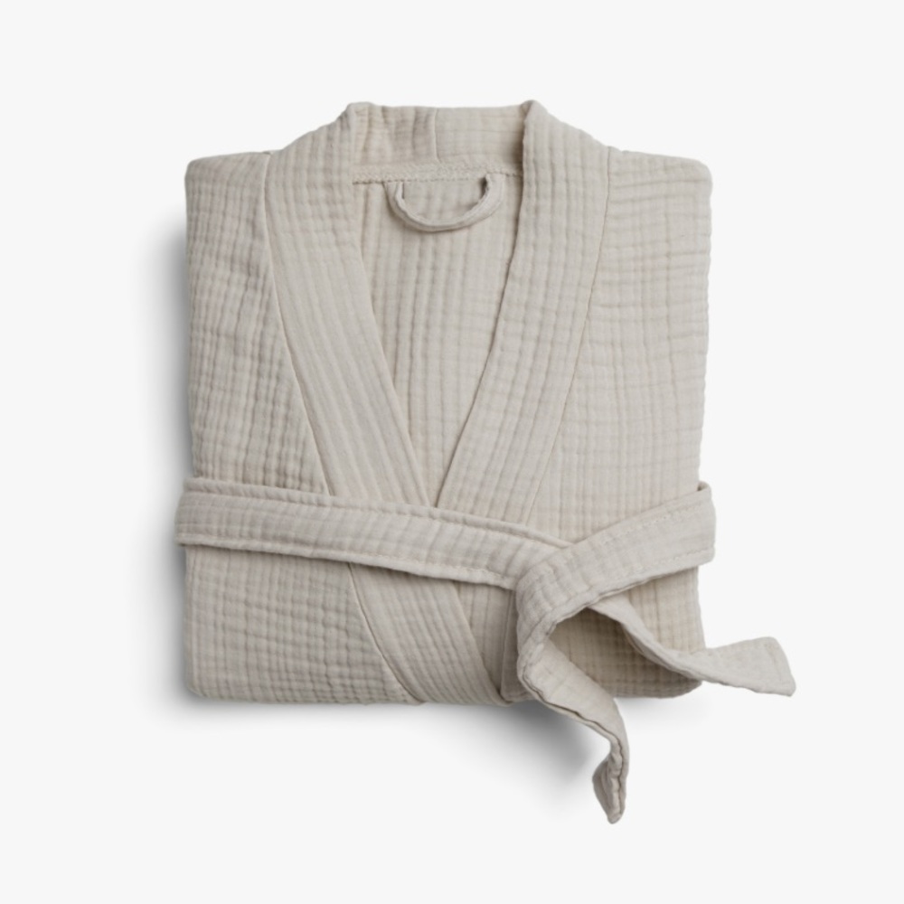 New Parachute Cloud Cotton Robe - Bone - XS